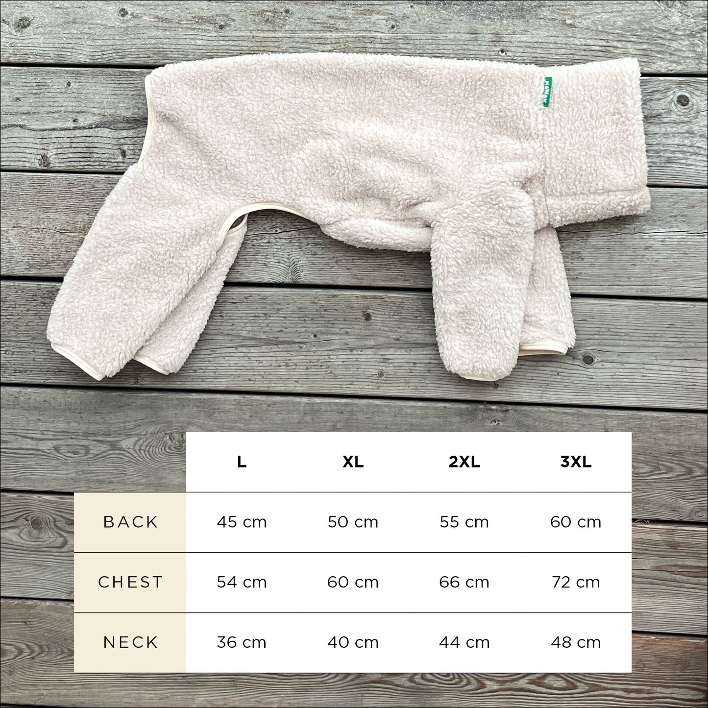 Overall i Stretchig Fleece, Jakt-Orange, XXL