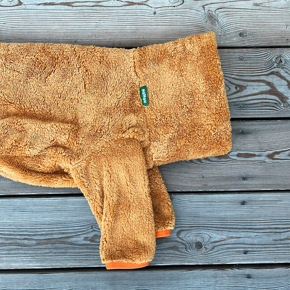 Overall i Stretchig Fleece, Orange, L