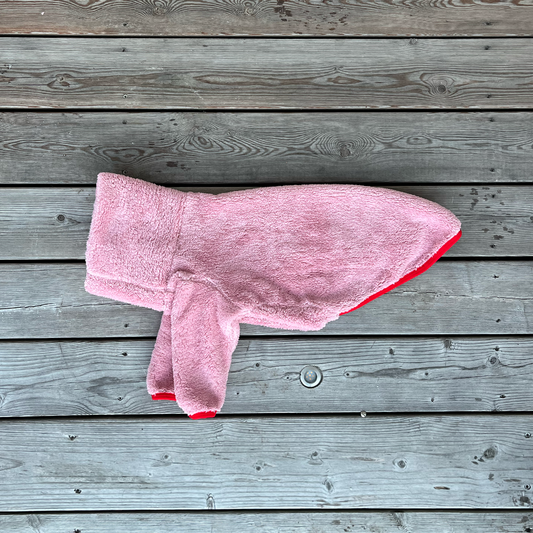 Tröja i Stretchig Fleece, Rosa, M