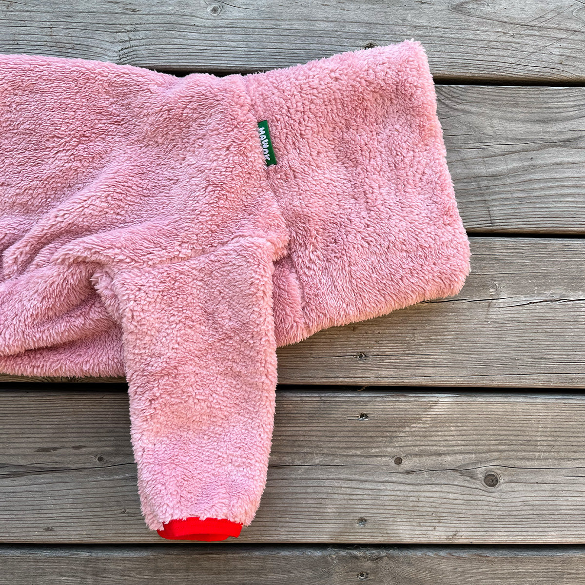 Tröja i Stretchig Fleece, Rosa, M