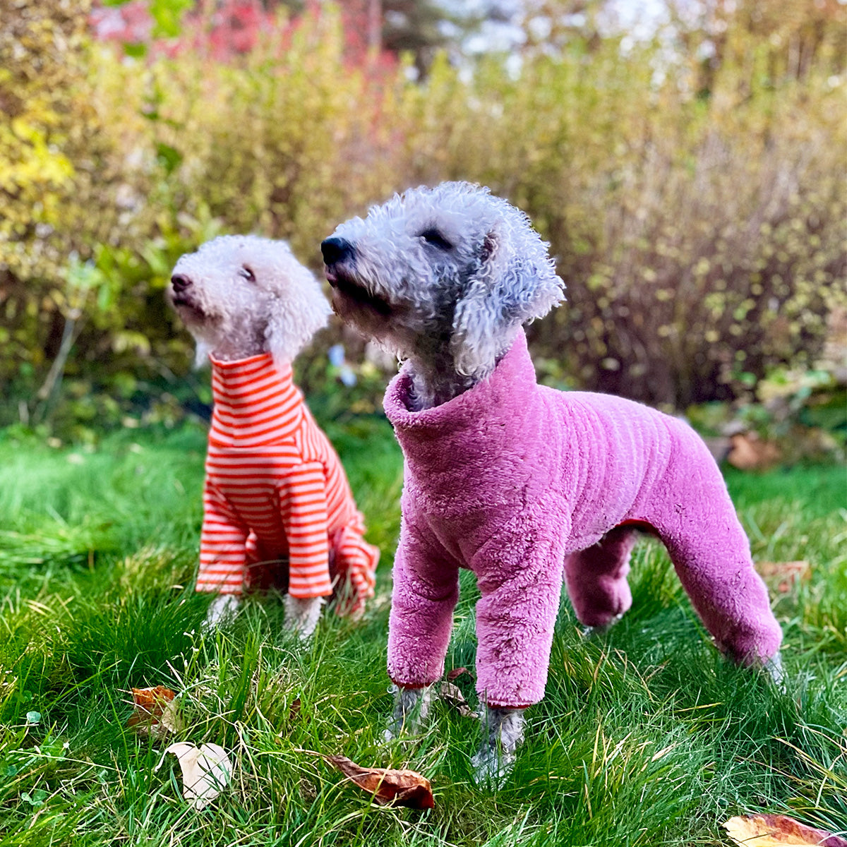 Overall i Stretchig Fleece, Rosa, L