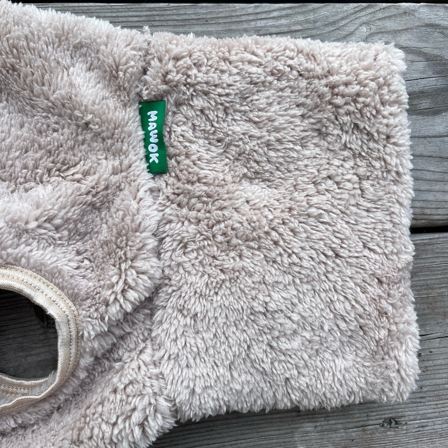 Väst i Stretchig Fleece, Beige, 3XL