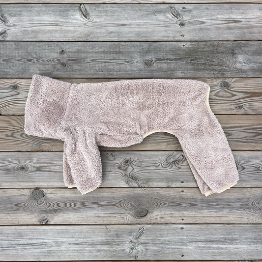 Overall i Stretchig Fleece, Beige, L