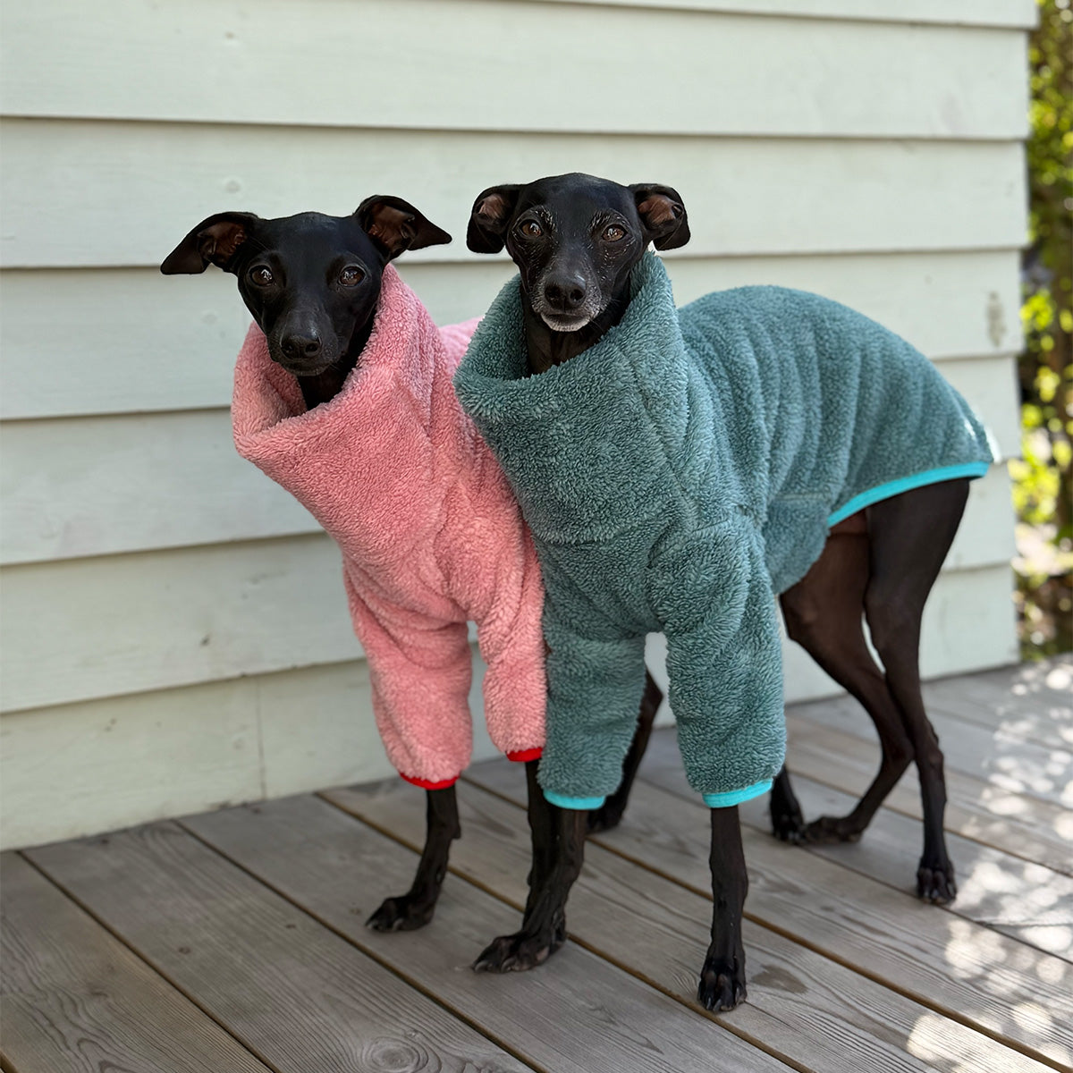 Tröja i Stretchig Fleece, Rosa, M