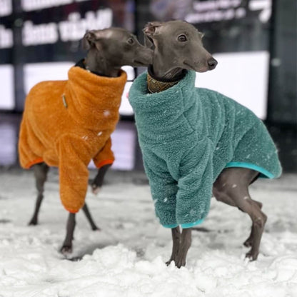 Tröja i Stretchig Fleece, Orange, M