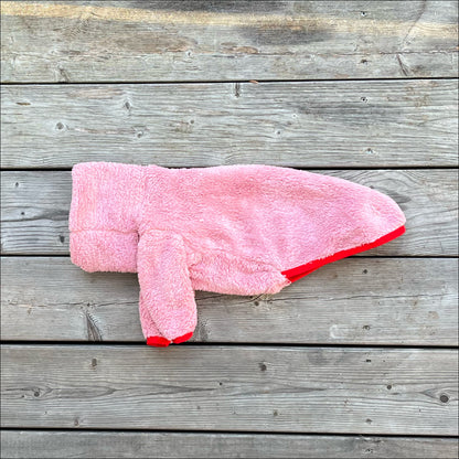 Tröja i Stretchig Fleece, Rosa, XS