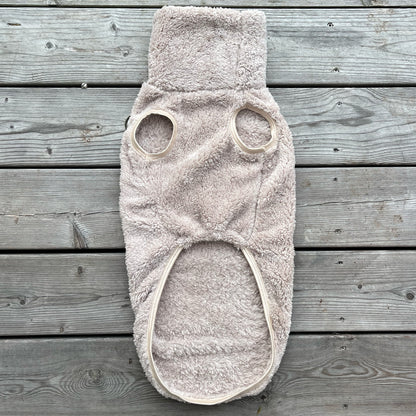 Väst i Stretchig Fleece, Beige, M