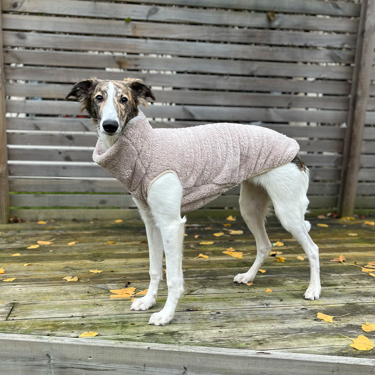 Väst i Stretchig Fleece, Beige, 2XL