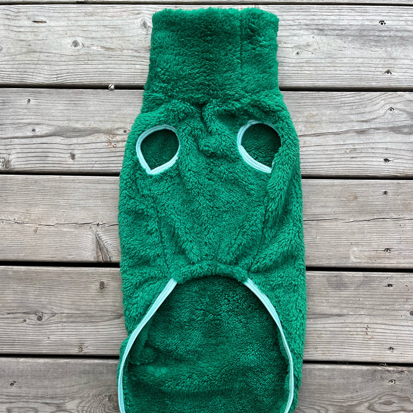 Väst i Stretchig Fleece, Grön, S