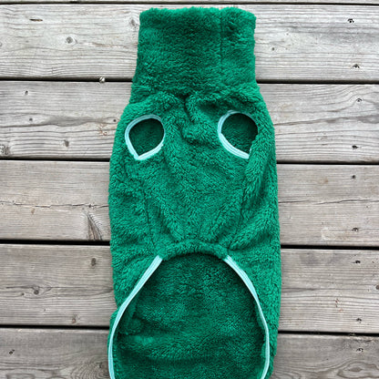 Väst i Stretchig Fleece, Grön, S