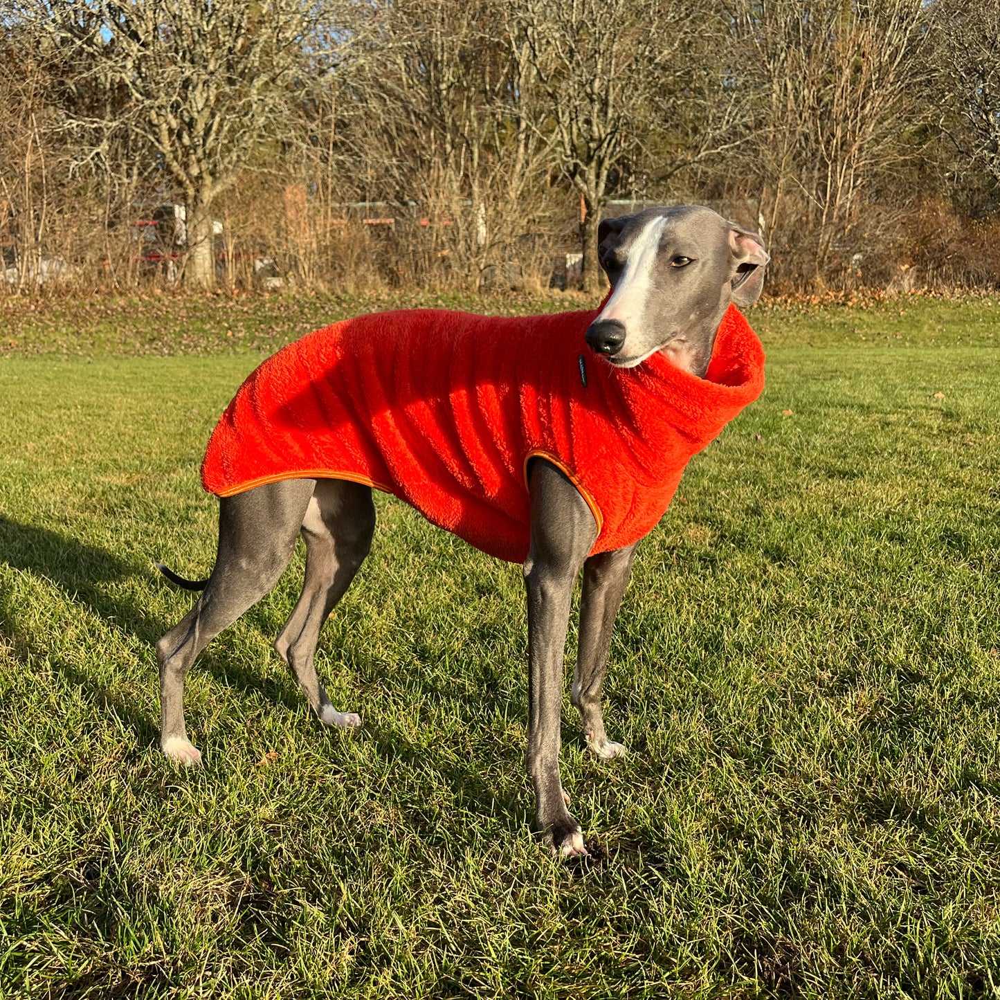 Vest Fleece, Orange, 2XL
