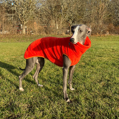 Vest Fleece, Orange, 2XL