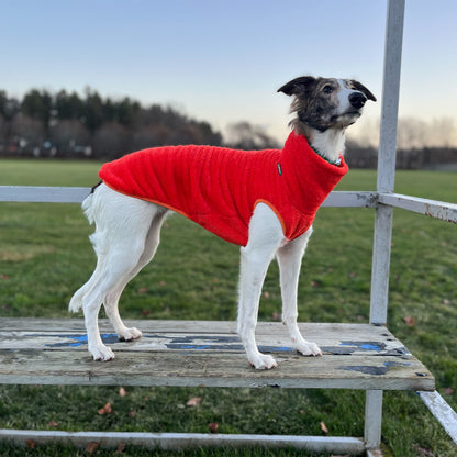 Vest Fleece, Orange, 2XL