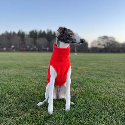 Vest Fleece, Orange, 2XL