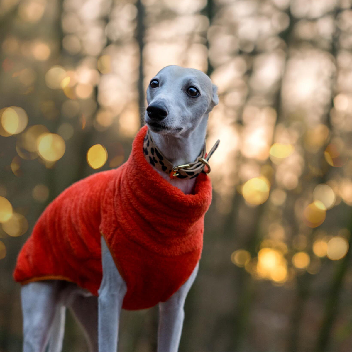 Väst i Stretchig Fleece, Orange, 2XL