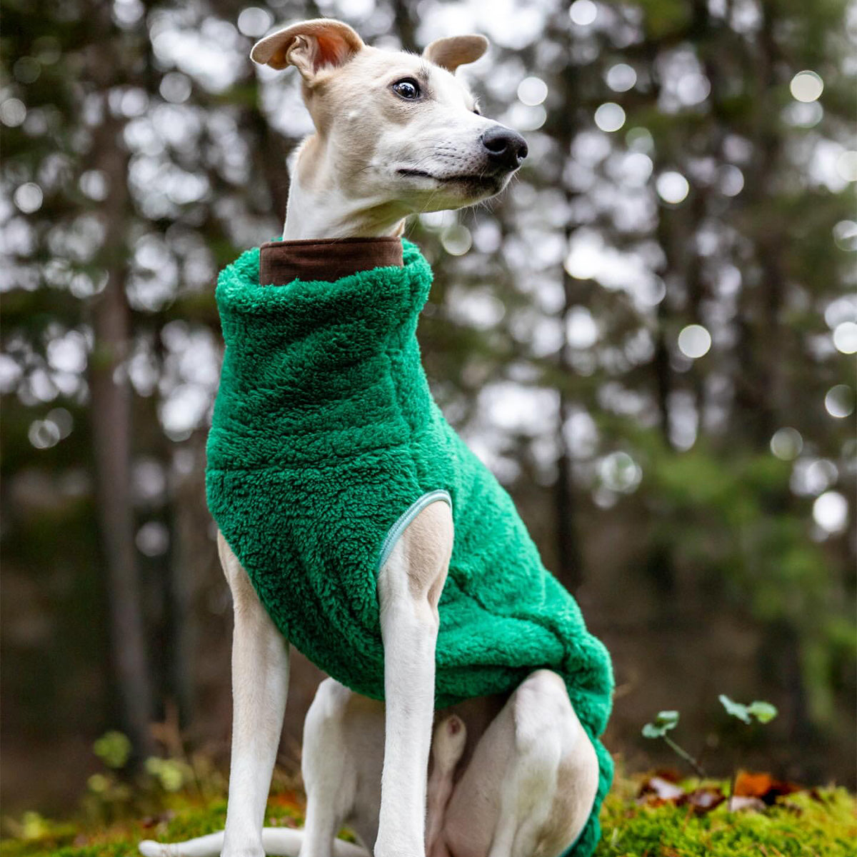 Väst i Stretchig Fleece, Grön, 2XL