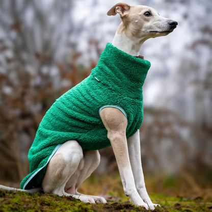 Väst i Stretchig Fleece, Grön, 2XL