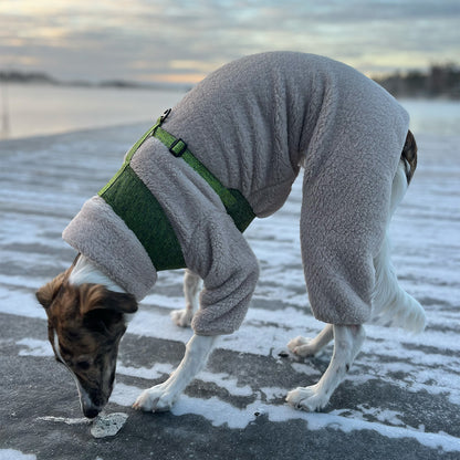 Overall i Stretchig Fleece, Beige, 3XL