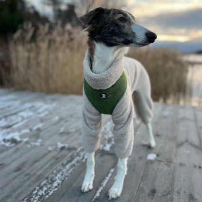 Overall i Stretchig Fleece, Beige, 3XL