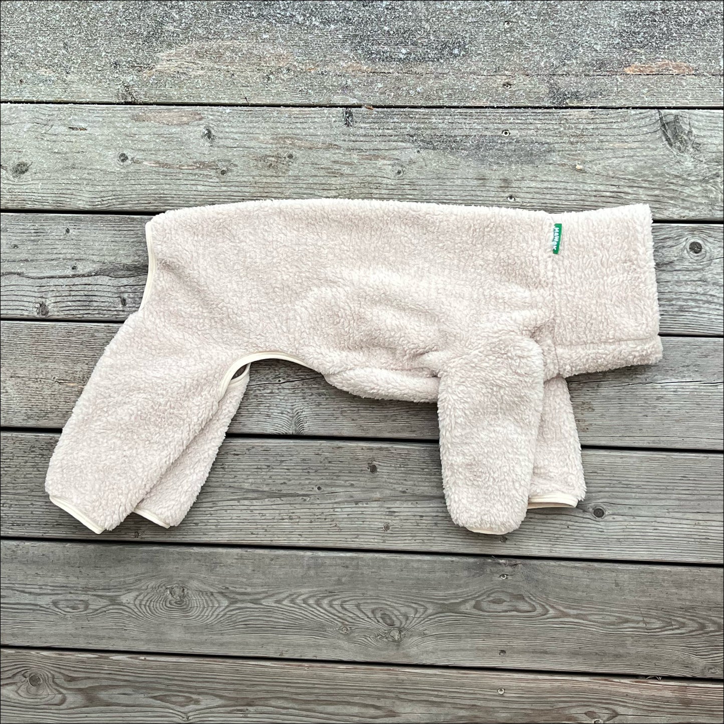 Overall i Stretchig Fleece, Beige, 3XL