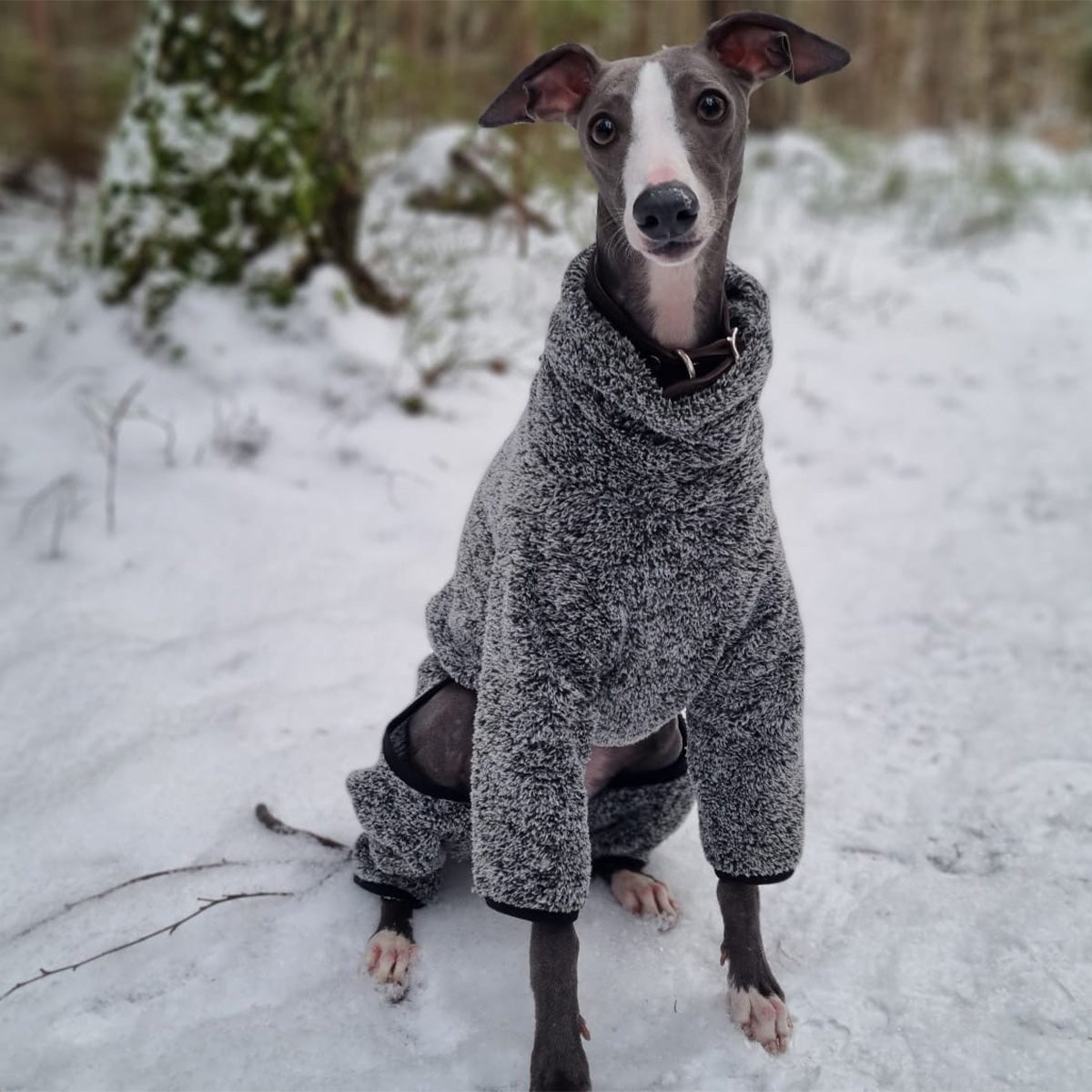 Overall i Stretchig Fleece, Svart, XXL