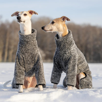 Overall i Stretchig Fleece, Svart, XXL