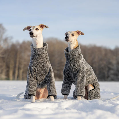 Overall i Stretchig Fleece, Svart, XXL