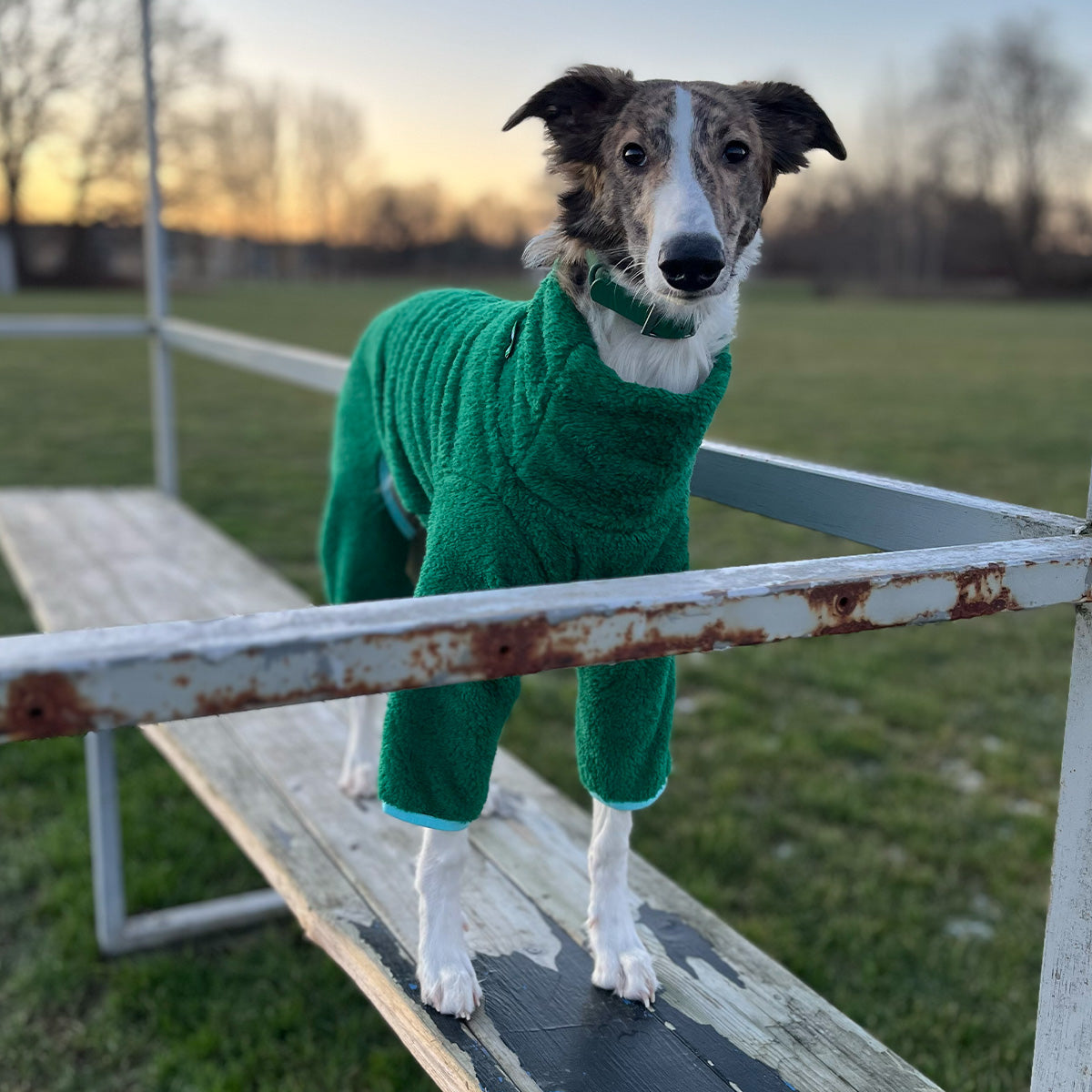 Overall i Stretchig Fleece, Grön, 3XL