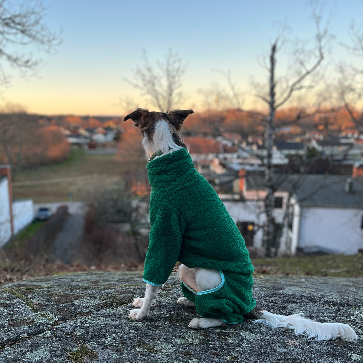 Overall i Stretchig Fleece, Grön, 3XL