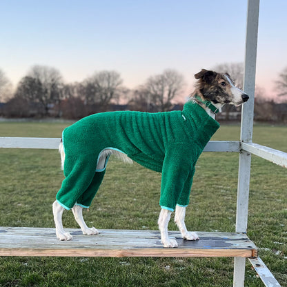 Overall i Stretchig Fleece, Grön, 3XL