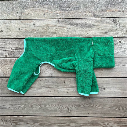 Overall i Stretchig Fleece, Grön, XL