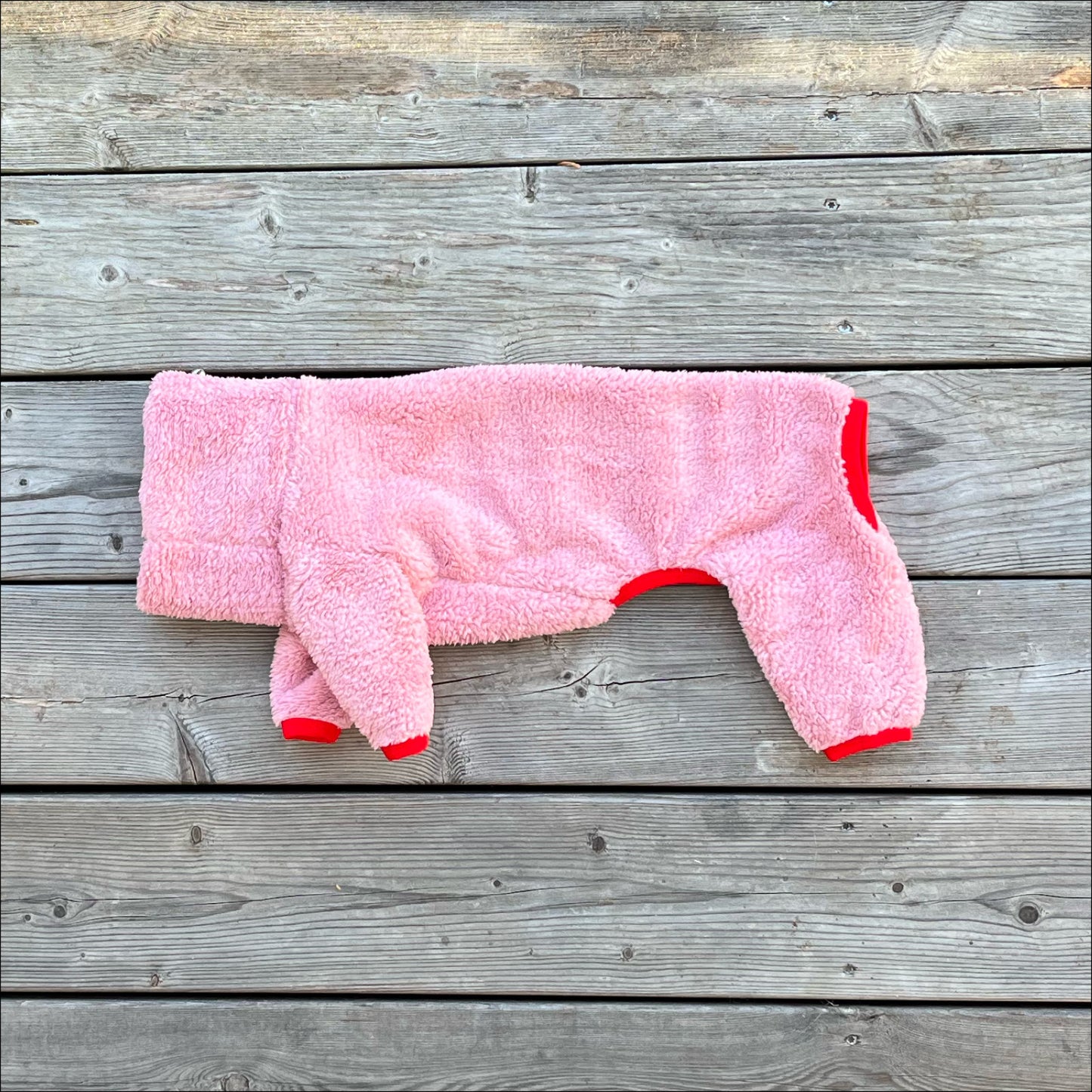 Overall i Stretchig Fleece, Rosa, XXS