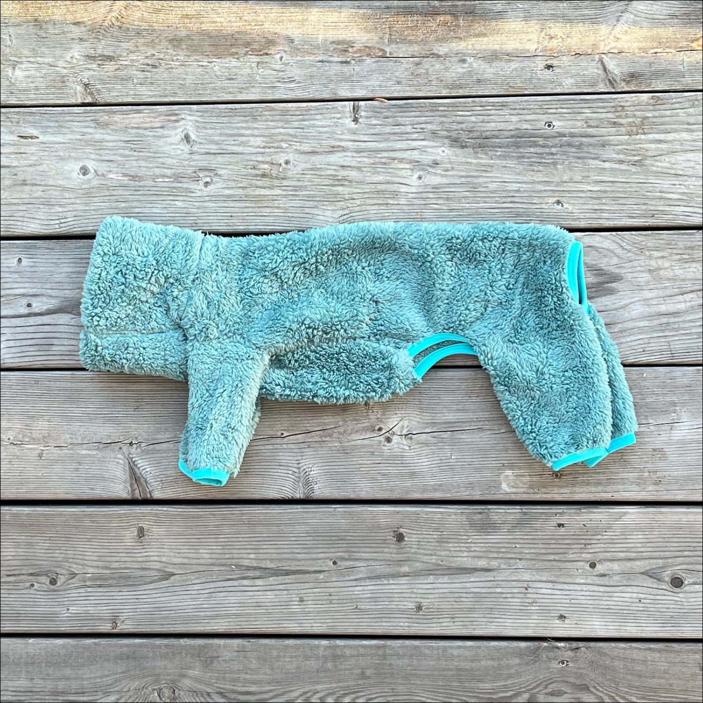 Overall i Stretchig Fleece, Blå, XXS