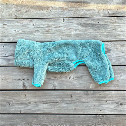 Overall i Stretchig Fleece, Blå, XXS