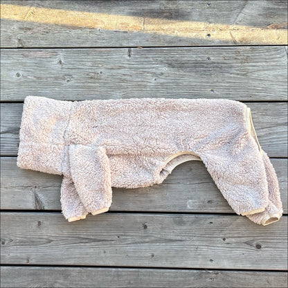 Overall i Stretchig Fleece, Beige, XS