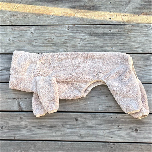 Overall i Stretchig Fleece, Beige, XS