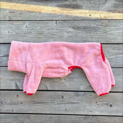 Overall i Stretchig Fleece, Rosa, XS