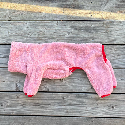 Overall i Stretchig Fleece, Rosa, XS