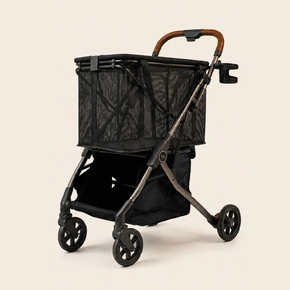 Strolee Shoppingvagn, Svart